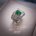 European and American retro palace style hollow two-color high fixed ring_ipsvogv.com