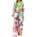Women's Style Printed Loose Long Sleeve Wide Leg Pants Fashion Suit_ipsvogv.com