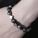 Live Hot Sale Black Gallstone Cross Men Hip Hop Trendy National Trend Jewelry 10mm Snowflake Bracelet Women_ipsvogv.com