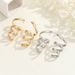 Fashionable Minimalist High-End Metal Earrings With Elegant Temperament_ipsvogv.com