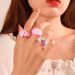 Clay Rings Retro Style Exaggerated Multi Color Fashion Cartoon Soft Clay Jewelry_ipsvogv.com