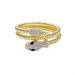 Handpiece shaped punk exaggerated fashion, multi-layer full of diamond snake bracelet, arm bracelet_ipsvogv.com