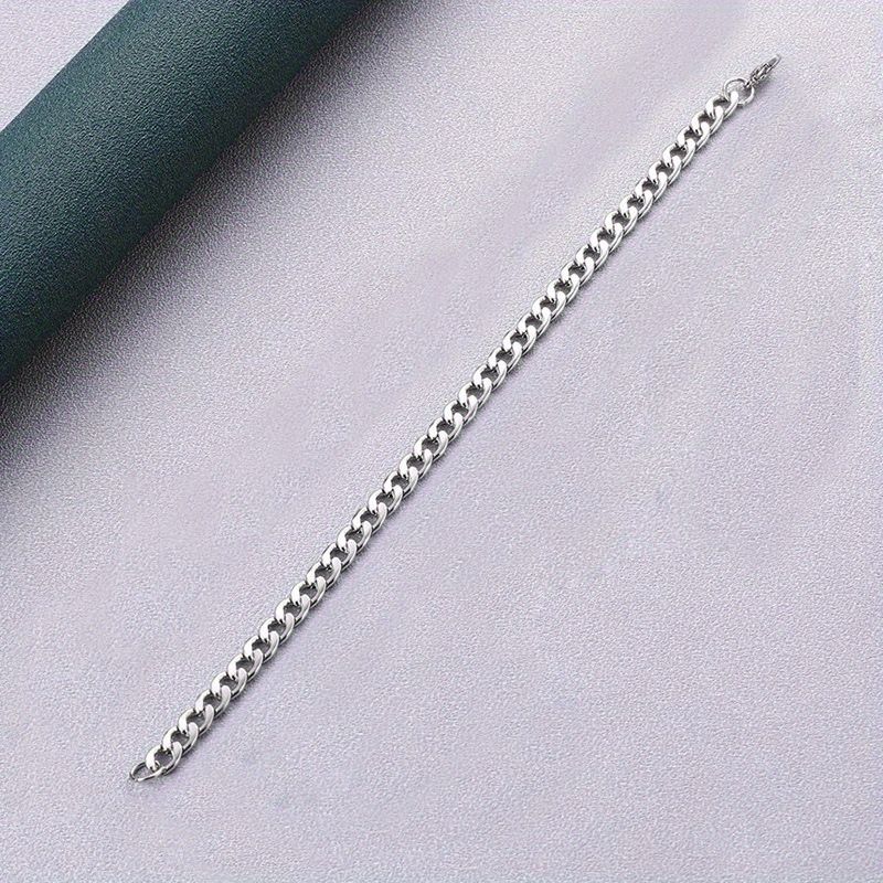 Hip Hop Simple Basic Chain NK Cuban Bold Fashion Unisex Bracelet_ipsvogv.com