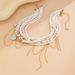 Jewelry multi layer large and small beaded tassel retro collar jewelry pearl necklace female choker_ipsvogv.com