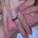 Silver Purple Zircon With Soul, Luxurious Temperament, Index Finger Ring, Exquisite And Versatile Design, Tail Ring_ipsvogv.com