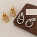 Women's Jewelry High Grade Metal Minimalist Geometric Earrings Simple And Light Luxury Earrings Daily Versatile Earrings_ipsvogv.com
