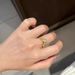 Crown Ring, Love Bow, Interwoven Zircon, Set, Exquisite, Small Luxury, Chinese Style Sparkling Diamond Ring_ipsvogv.com
