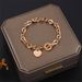 Hot selling titanium steel bracelet female O chain love fashion OT buckle stainless steel bracelet_ipsvogv.com