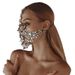 Exaggerated Halloween rhinestone crystal masquerade mask, party accessories mask_ipsvogv.com