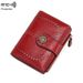 New RFID Anti-theft Brush Women's Wallet Multi Card Buckle Wallet European And American Fashion Short Zipper Wallet_ipsvogv.com