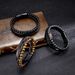 Men's Jewelry Stainless Steel Natural Tiger Eye Stone Bracelet Beads Hand Woven Agate Bracelet_ipsvogv.com
