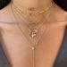 Women's Jewelry Multi Layered Necklace With Loops, Star And Moon Combination Clavicle Chain, Ins Popular Stacked Chain_ipsvogv.com
