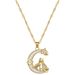 】 Moon 【 Cat Zircon Light Luxury Charm Gorgeous Full Diamond Necklace Women's Versatile Clavicle Titanium Steel Chain 【 】_ipsvogv.com
