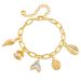Neutral Style Chain Copper Plated K Real Gold Color Preserving Bracelet Retro High End Handmade Pendant Jewelry_ipsvogv.com
