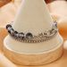 Live Hot Sale Titanium Steel Spliced And Women Street Niche Hip-Hop Double Layer Chain Crack Bead Bracelet For Men_ipsvogv.com