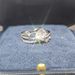 New Live 1 Carat Simulated Mosonite Star Track Women's Rose Gold Fashion Design Open Wedding Ring_ipsvogv.com
