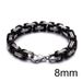 Millimeter Thick Fashion Trendy Men's Titanium Dominant Emperor Chain Stainless Steel Square Buckle Bracelet_ipsvogv.com