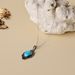 Bohemian Natural Turquoise Pendant Necklace Stone_ipsvogv.com