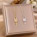 Light Luxury High-end Tassel Key Micro Inlaid With Diamonds, Long-lasting Lock Titanium Steel Necklace, Feminine_ipsvogv.com