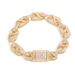 Unisex New T Square Mixed Inlaid Zircon Circulation Bracelet Trendy Brand Popular Personality Men's Hip Hop Bracelet_ipsvogv.com