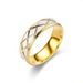 Mesh Patterned Titanium Personalized And Creative Stainless Steel Couple Ring Korean Edition Jewelry_ipsvogv.com