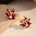 Women’s Jewelry Set Fashion Ins Style Summer Fashion Popular All Match Retro Coral Pearl Oil Drop Ladies Wear Earrings_ipsvogv.com