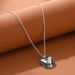 New Knight Wings Oil Drop Black Pendant Necklace_ipsvogv.com