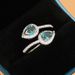 Cao Shi's Classic Teardrop Shaped With Adjustable Opening, A Light Luxury Ring For Socialite Gatherings, And Accessories_ipsvogv.com