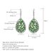 Tourmaline S925 Silver Earrings Retro Personalized Colored Gemstone Natural Crystal Earrings Earrings_ipsvogv.com