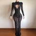Women's Clothing pink shiny diamond high collar heart shaped top red carpet dress crystal long skirt_ipsvogv.com