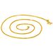 Yihua Short Collarbone Korean Version Fashionable Versatile Octagonal Snake Bone Necklace Plain Chain_ipsvogv.com