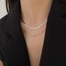 Titanium steel does not fade K electroplated snake bone chain box chain square pearl necklace stainless steel Cuban chain plain chain_ipsvogv.com
