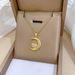 【 】 Moon Love Fashion Light Luxury Temperament Gorgeous Full Diamond Necklace Women's Versatile Clavicle Chain Titanium_ipsvogv.com