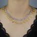 Women's Jewelry Fashion Trend New Hollow Heart Shaped Necklace Hip Hop Micro Inlaid Zircon Ladies Necklace_ipsvogv.com