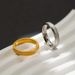 Light luxury design starry sky titanium steel frosted ring female temperament niche non fading ring hand jewelry_ipsvogv.com