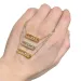 Designer Mesika Jewelry High Version V Golden Sliding Three Dia Medium-sized Necklace For Women With Dynamic Hollow Out_ipsvogv.com