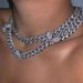 Explosions 12mm Hip-hop Diamond-encrusted Cuban Butterfly Necklace Women's Clavicle Chain for Men and Women_ipsvogv.com
