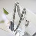Vintage Style Solid Color Stainless Steel Men's Necklace_ipsvogv.com