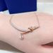 Twisted Love Romantic Knot Necklace Female Element Crystal Clavicle Necklace Female_ipsvogv.com