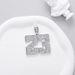Alloy Number 23 Simple Fried Dough Twists Chain Necklace Pendant Street Full Of Diamonds_ipsvogv.com
