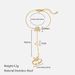 Women’s Jewelry Set Fashion White Shell Inlaid Butterfly Stainless Steel Finger Chain Set Personality Popular Gold Plated Jewelry_ipsvogv.com