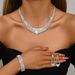 Women’s Jewelry Set Fashion Jewelry Set Fashion Earrings Necklace Set Geometric Claw Chain Bracelet Bridal Chaos Birthday Party Gift_ipsvogv.com