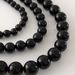 Pearl Spring 2023 New Black Agate Beaded Clavicle Chain French Sweater Necklace For Women_ipsvogv.com