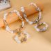 Baroque Irregular Shaped Beads Bracelet Necklace Exaggerated Retro Jewelry_ipsvogv.com