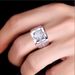 Classic High Carbon Zircon Men's Domineering Business Style, With An Open Index Finger Ring And A Live Broadcast For Men_ipsvogv.com