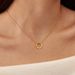 Women's Jewelry Necklace Female Stainless Steel Simple Niche Design Diamond Geometric Circle Titanium Steel Clavicle Chain_ipsvogv.com