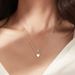 light Love Heart Shaped Zircon Layered Necklaces S Sterg Sier_ipsvogv.com