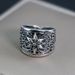Unisex Retro Fishbone Ring Niche Hip Hop Ring Domineering Punk Classic Style_ipsvogv.com