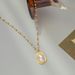 Full Body Titanium Baroque Pendant, Pearl Chain, Stainless Steel Earring Necklace, Women's_ipsvogv.com