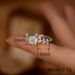 Cao Shi's Same Laurel Branch Moissanite Small Fresh Ring, Ladies' Flower Ring_ipsvogv.com